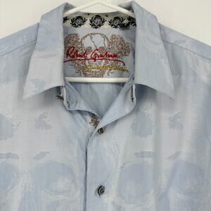 Robert Graham Mens XL Hidden Skull /800 LIMITED EDITION Long Sleeve Shirt RARE